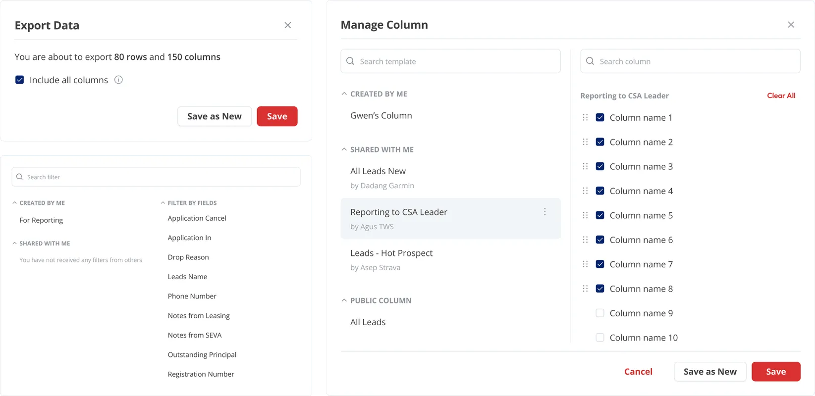 Filter, Column, and Export: Why do they matter for stakeholders?